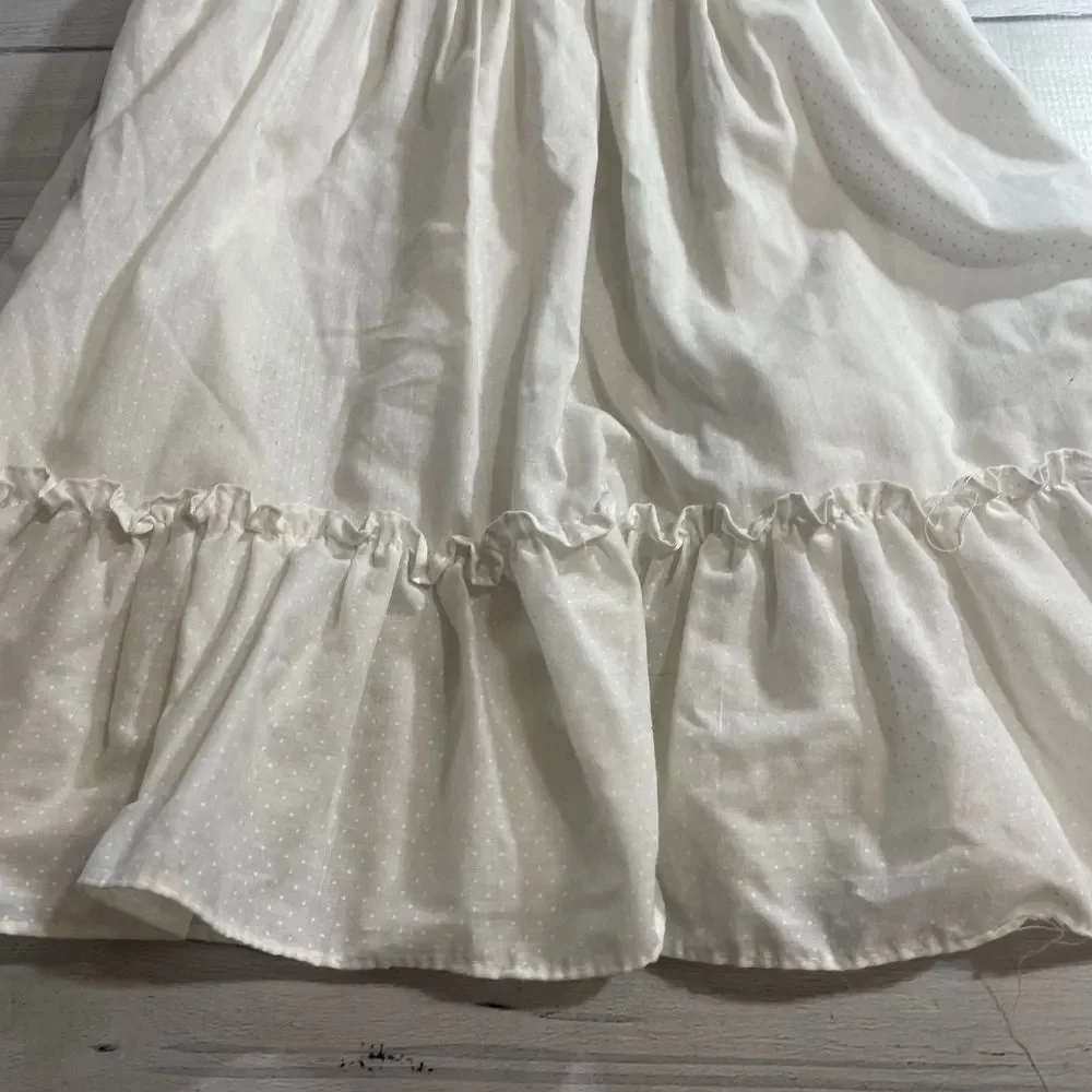 Princess Anne hand smocked dress white size‎ 5